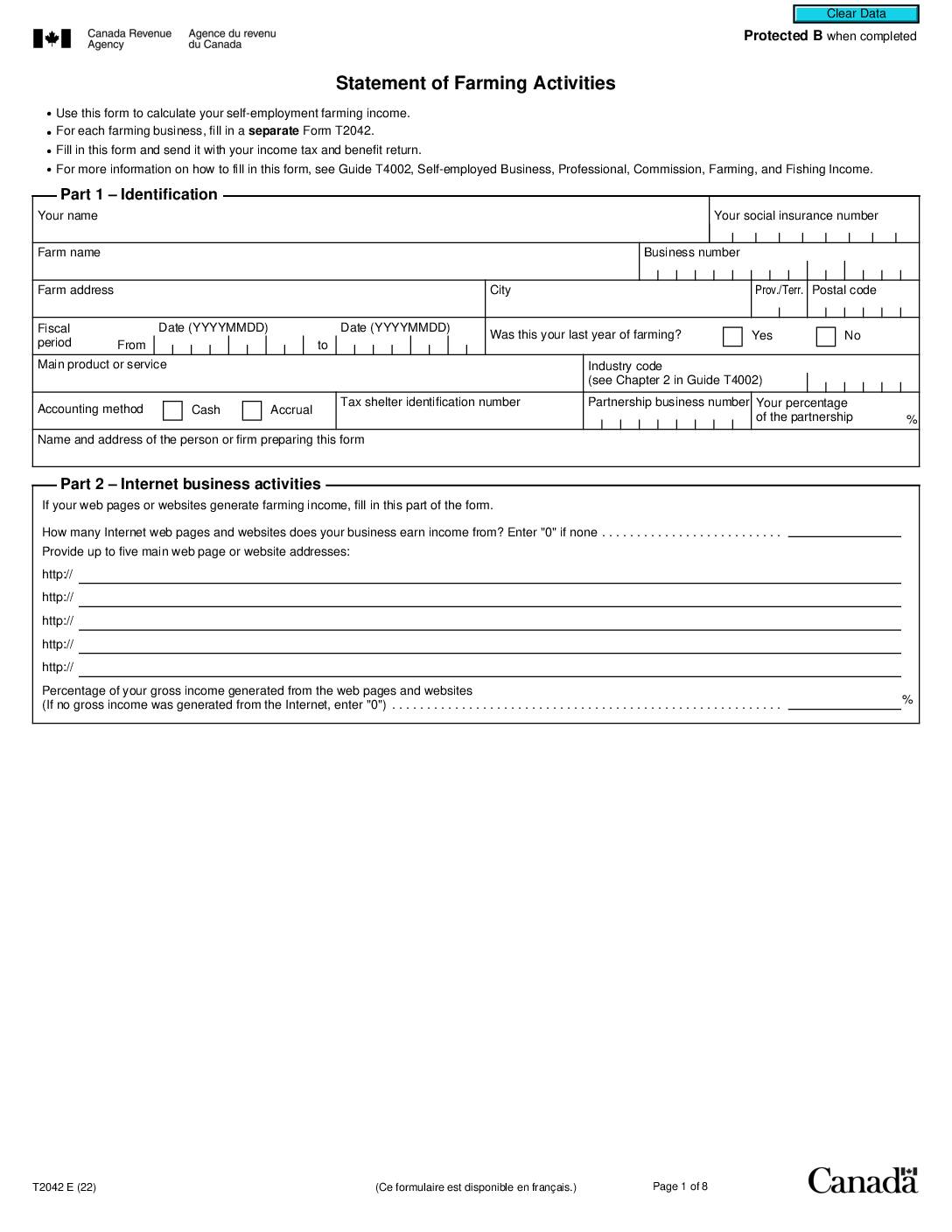 T2042 Farming Statement 2022